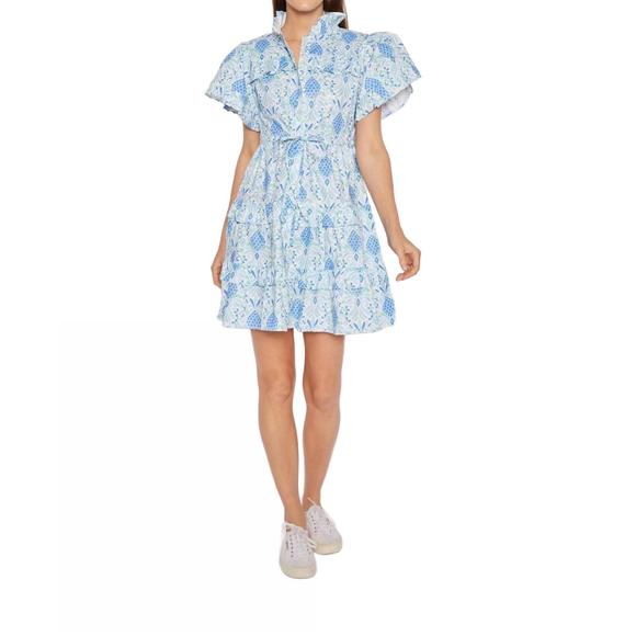SAIL TO SABLE Dresses & Skirts - NEW SAIL TO SABLE tie waist shirt dress in blue